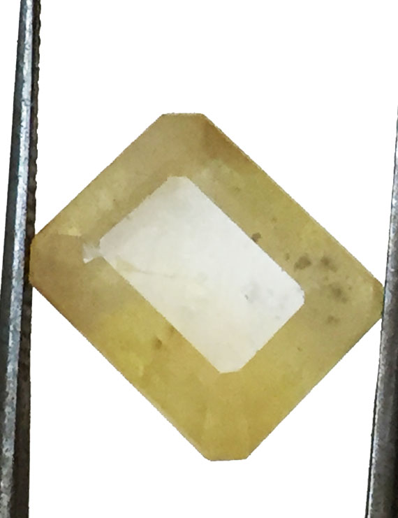 10.44 ct/11.50 ratti Natural Certified Bangkok Pukhraj/Yellow Sapphire